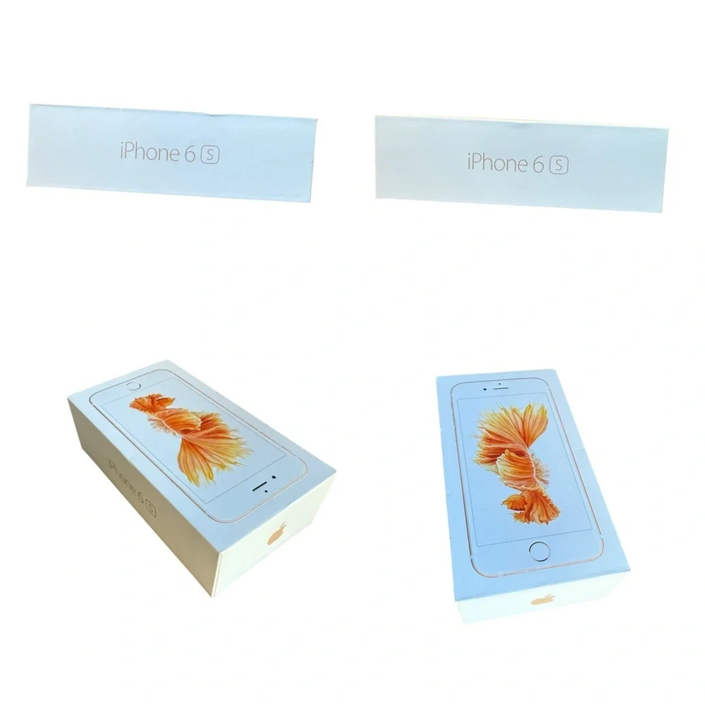 EMPTY BOX ONLY Apple iPhone 6S  Genuine Apple Rose Gold 64GB Box Sticker Decal